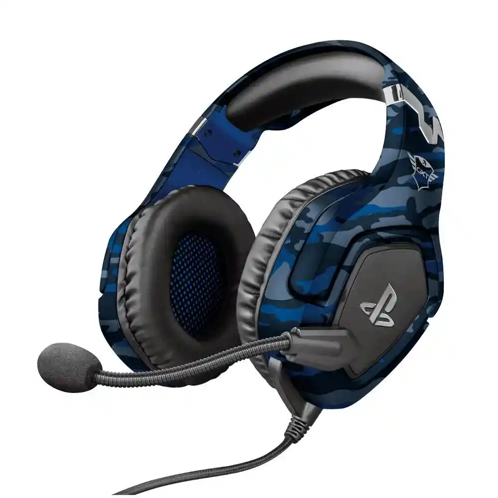 Audífonos Gamer Ps4 Forze-B Trust Azul Gxt 488