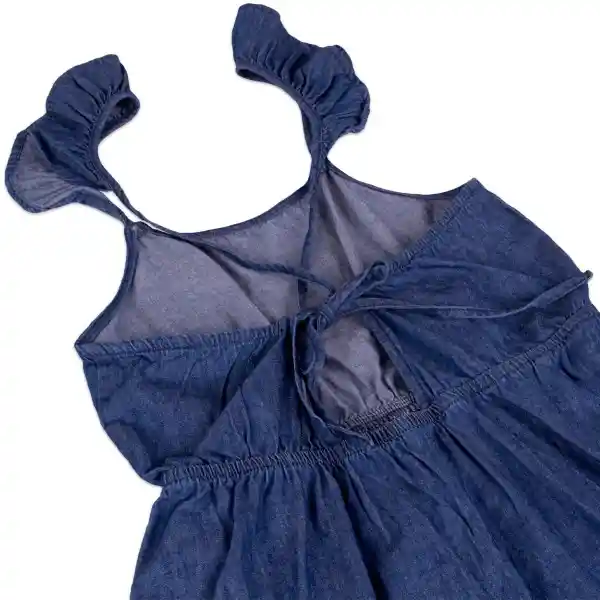 Vestido Niña Azul Talla 4 A Pillín