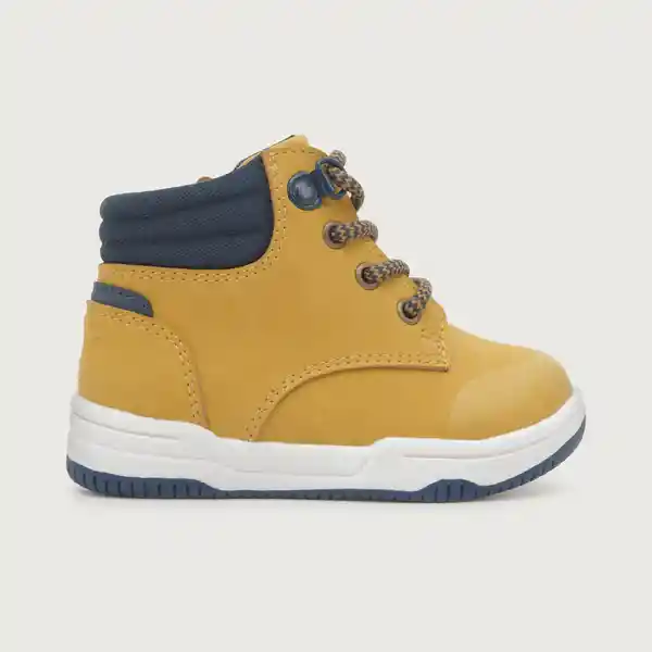 Botines Urbano Cordón de Niño Ocre Talla 28 Opaline