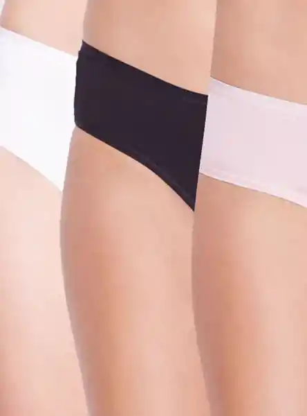 Intime Pack Calzón Culotte Rosa XL 9813004