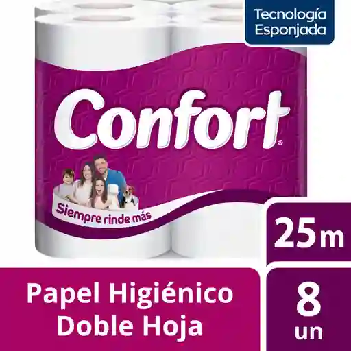 Confort Papel Higiénico Doble Hoja