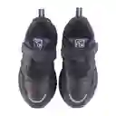 Zapatillas Escolar Niña Negro Talla 30 Pillin