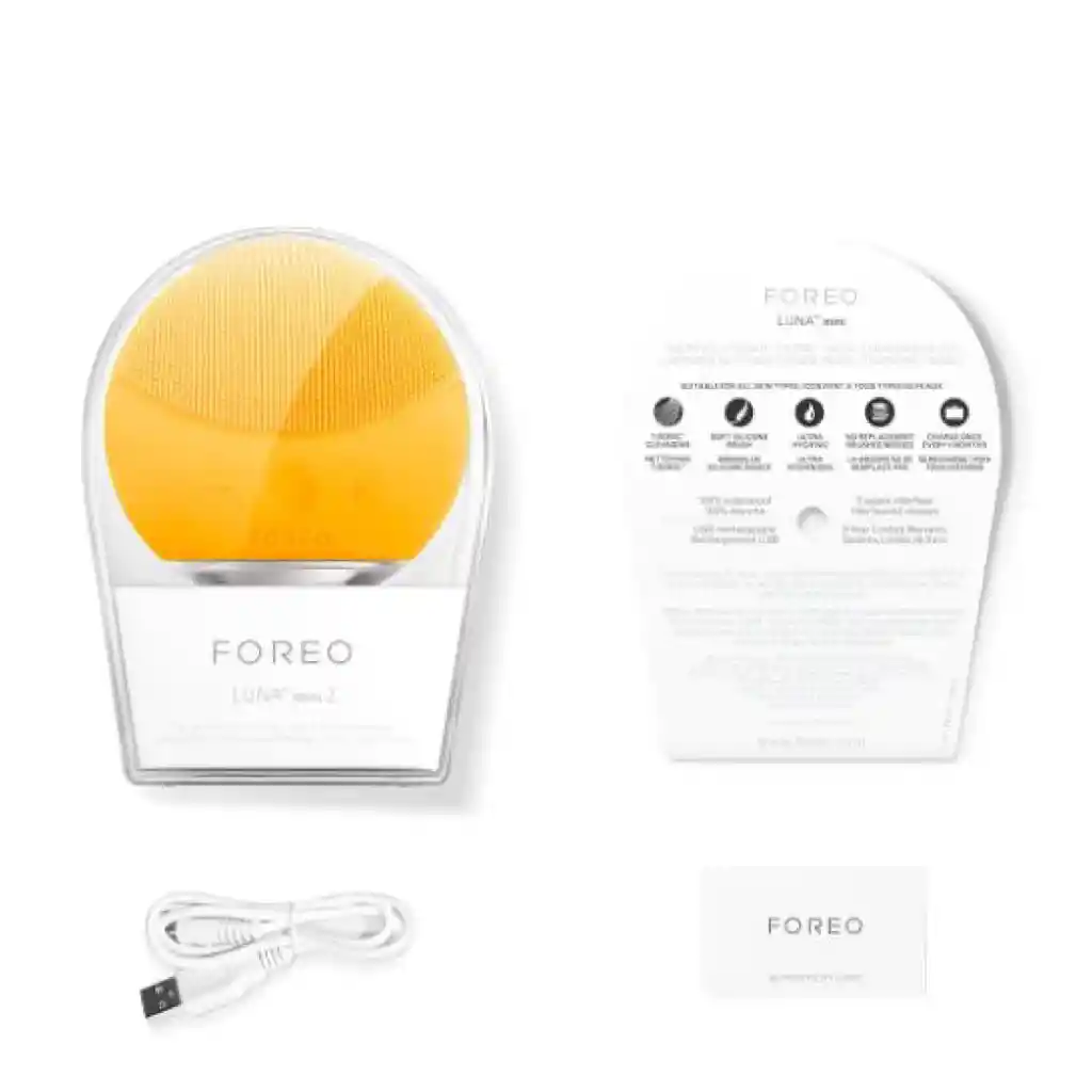 Luna Mini 2 Foreo Cepillo Facial Sunflower Yellow