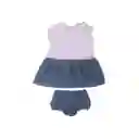 Vestido Bebe Niña Azul Pillin 24 M