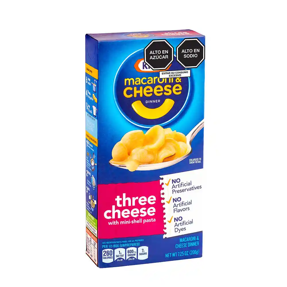 Kraft Pastas Macaroni & Cheese 3 Quesos