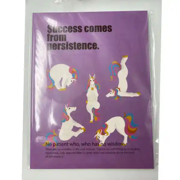 Miniso Cuaderno Forrado Yoga School Season Series 26.7 x 20.3 cm