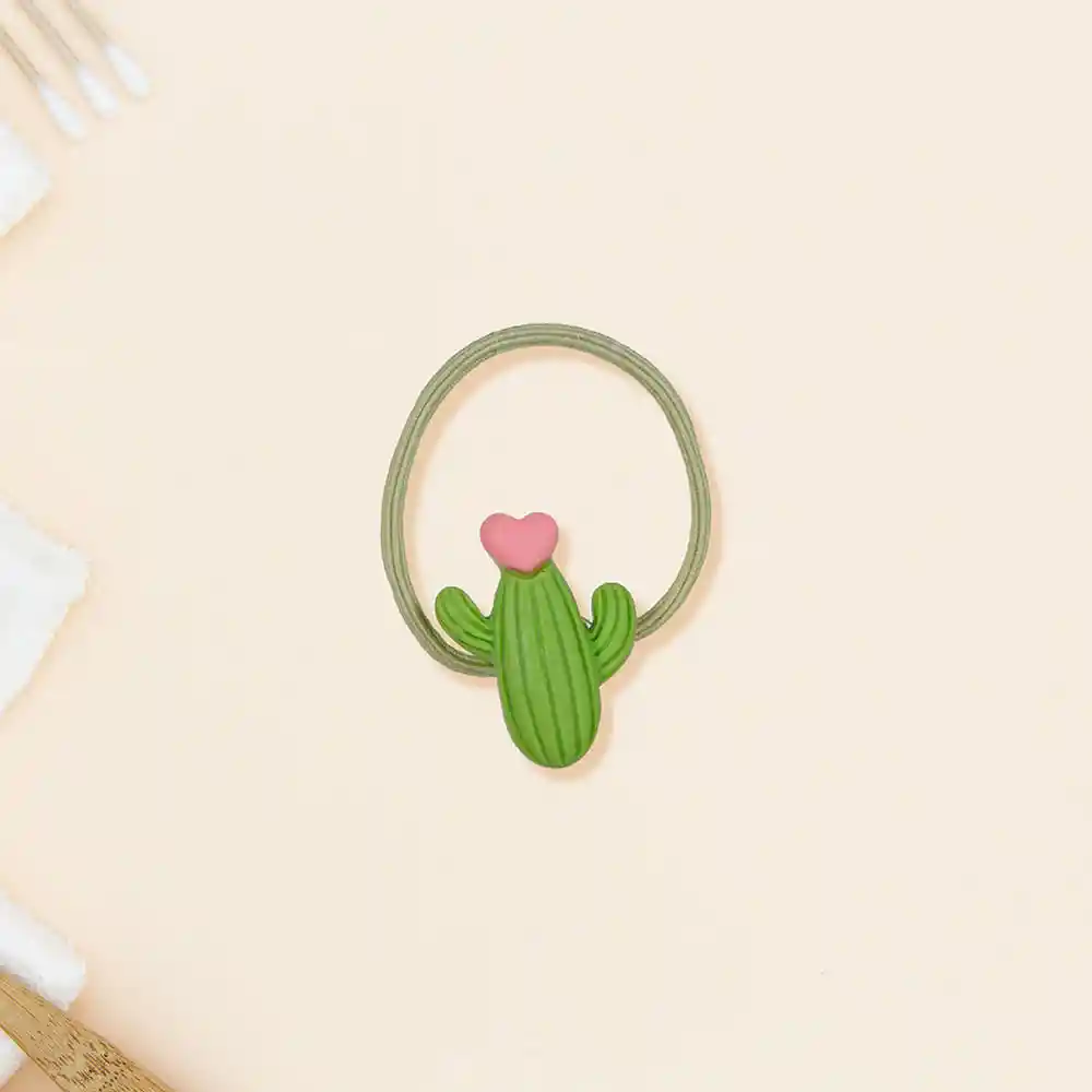 Miniso Cepillo de Cabello Mini Con Liga Para Cabello de Cactus