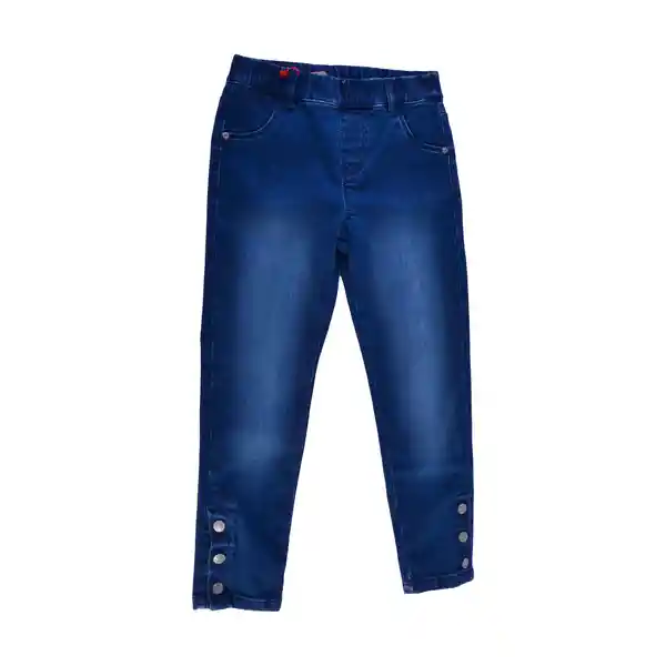 Jeggins Mezclilla Niña Azul Talla 6 A Pillin