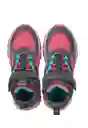 Zapatillas Outdoor Caña Velcro W24 Niña Fucsia 33 916 Ficcus