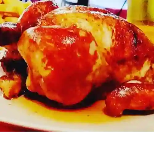 1/2 Pollo+papas+ensalada+cremas