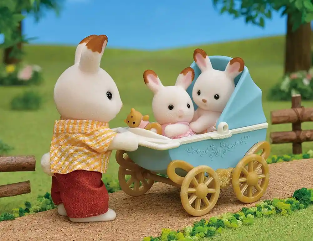 Sylvanian Families Set Juguete Cochecito Gemelar