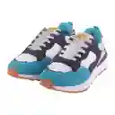 Zapatillas Urbana Niño Gris/Azul Talla 31 Pillin