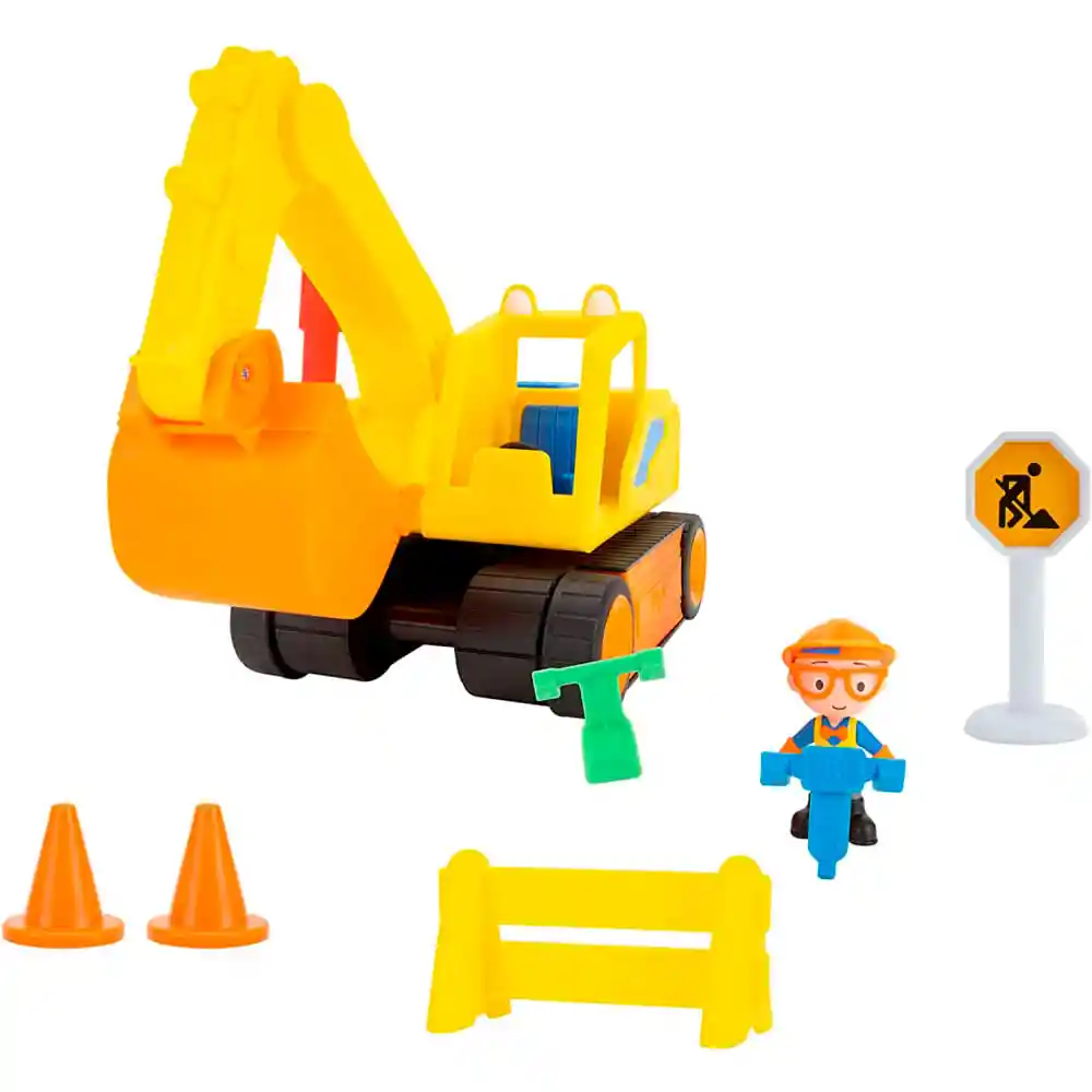 Blippi Excavadora C/sonido 8 Piezas