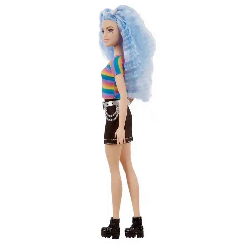 Barbie Muñeca Fashionista Cabello Ondulado