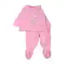 Set Pijama Bebé Niña Rosado Talla 6 M Pillin