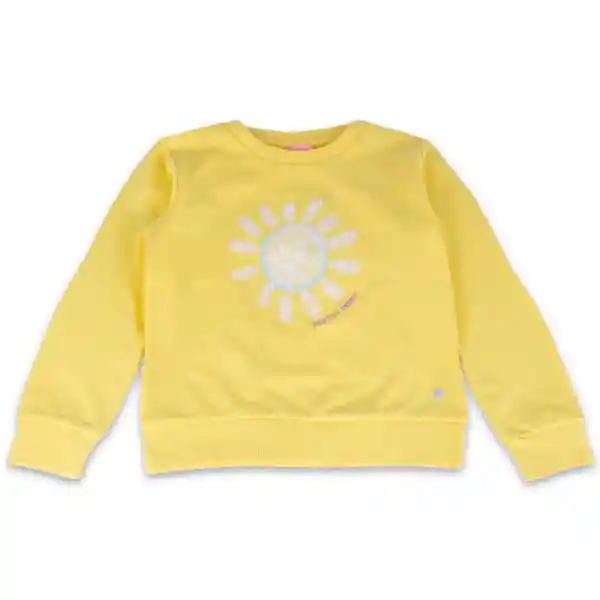 Polerón Niña Amarillo Pillín Talla 10 A