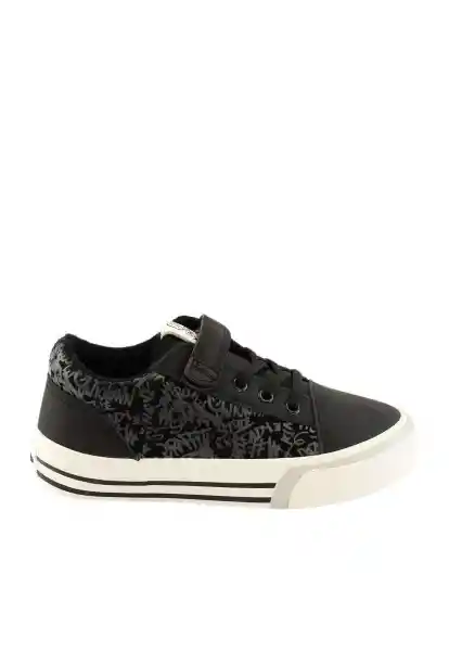 Zapatillas Urbana Velcro W24 Niño Negro 36 926 Ficcus