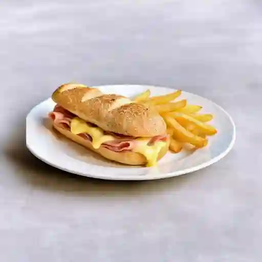 Sandwich De Jamon Y Queso