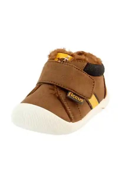 Zapatillas Velcro Gatear Soft Niño Café 19 826 Ficcus