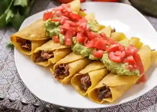 Flautas de carne