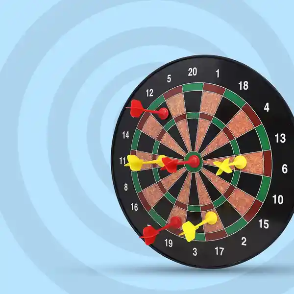 Miniso Juego de Dardos Con Tablero Magnético