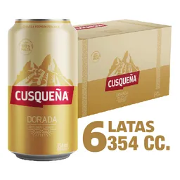 Cusqueña Cerveza Dorada Golden Lager en Lata