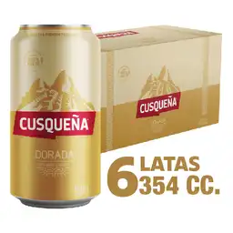 Cusqueña Cerveza Dorada Golden Lager en Lata