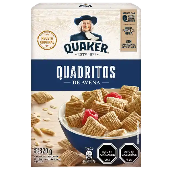 Quaker Quadritos Avena 320 g