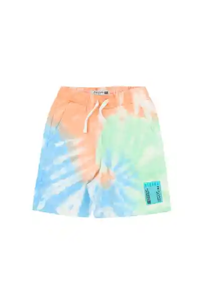 Bermuda Tie Dye Holiday Boys Naranjo Talla 04 - 261