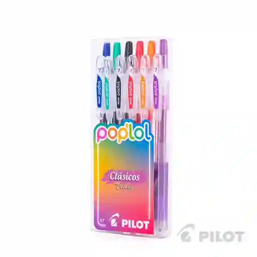 Pilot Set de Lápices Gel Poplol Clásicos 0.7