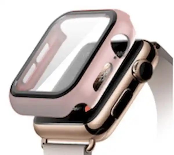 Carcasa de Vidrio Genérica Smartwatch 38 Rosado