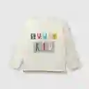 Polera de Bebé Niño Super Kid Off White Talla 6/9M Colloky