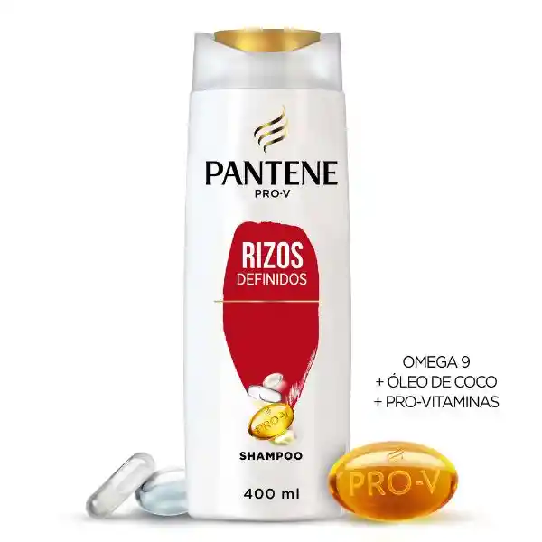 Pantene Shampoo Rizos Definidos con Pro Vitaminas