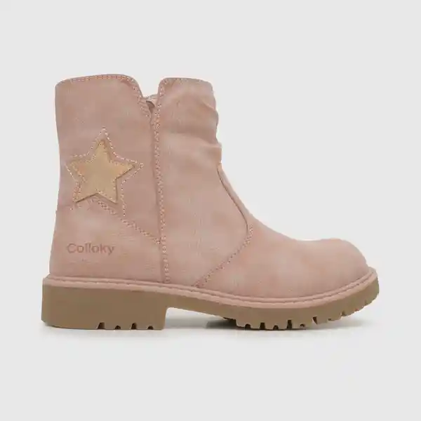 Botas Para Niña Rosado Talla 31 Colloky