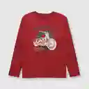 Polera Moto de Niño Vino Talla 3A Colloky