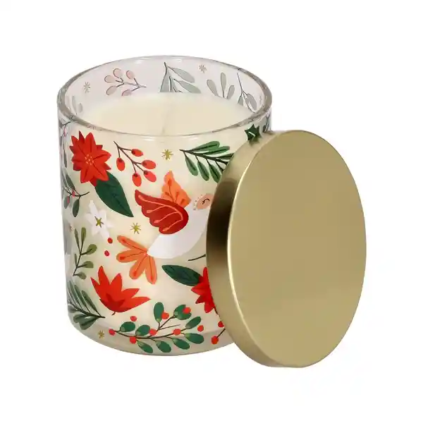 Vela Vainilla Mango Con Contendor de Cerámica 8 x 9 cm Casaideas