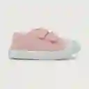 Zapatillas Urbana Lona Doble Niña Rosado Talla 20 Opaline