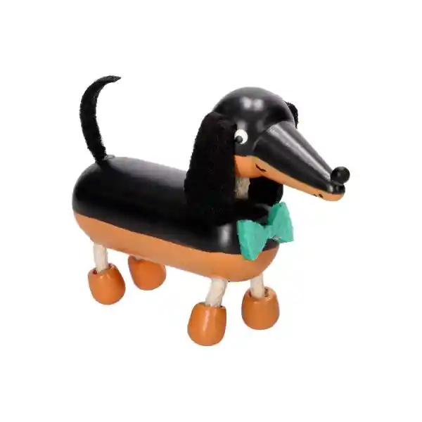 Figura Animal Perrito de Madera Castilá Casaideas