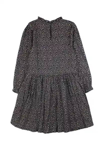 Vestido Kids Rapport Liberty 308 Niña Gris Talla 2 Años Ficcus