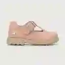 Zapatillas Reina Bordado y Hebilla de Niña Rosado T.27 Opaline