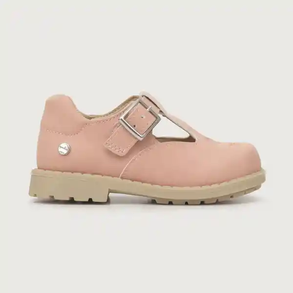 Zapatillas Reina Bordado y Hebilla de Niña Rosado T.27 Opaline