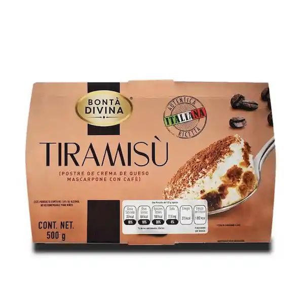 Bonta Divina Postre Tiramisú