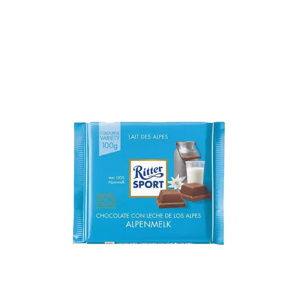 Ritter Sport · Chocolate Alpine Milk 30% Cacao