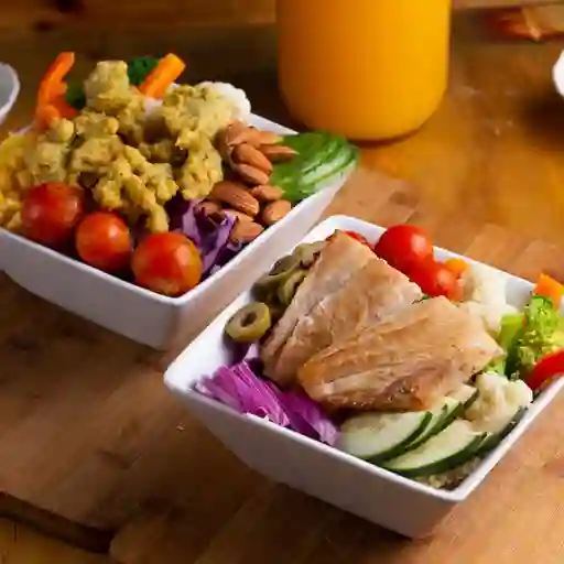 Promo Poke 7 y Jugo Mango Naranja 1 Lt