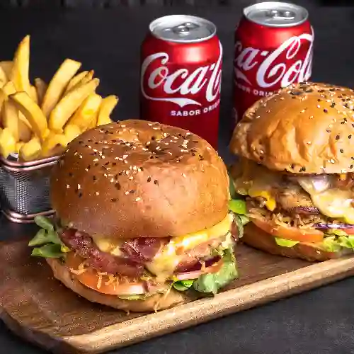 Combo Hamburguesa para 2 Personas