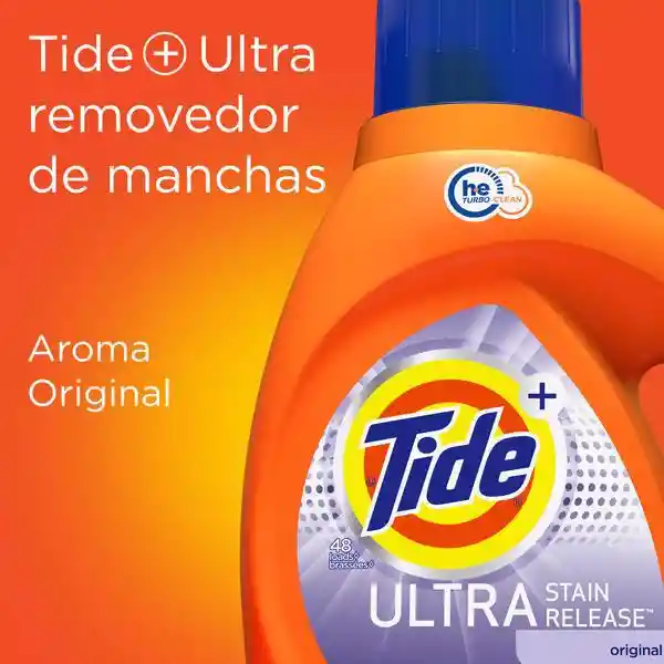 Tide Detergente Liquido Ultra Stain Release Original