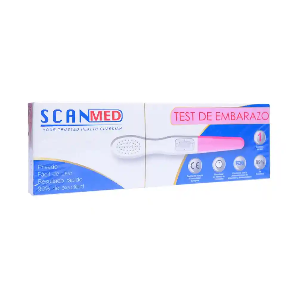 Scanmed Test de Embarazo Cassette