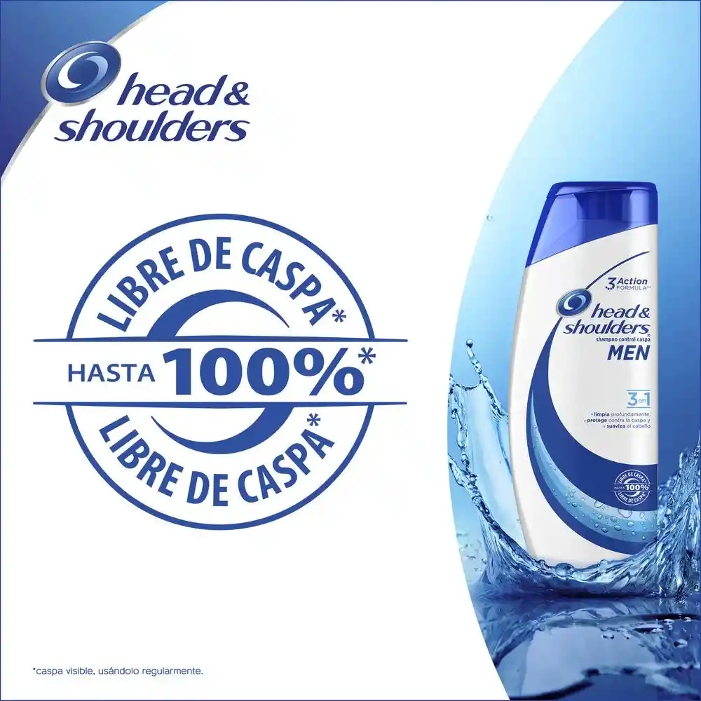 Head & Shoulders Shampoo Men 3 en 1