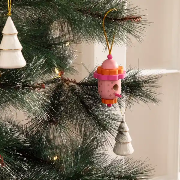 Adorno de Cerámica Para Árbol de Navidad 35 x 67 cm Casaideas