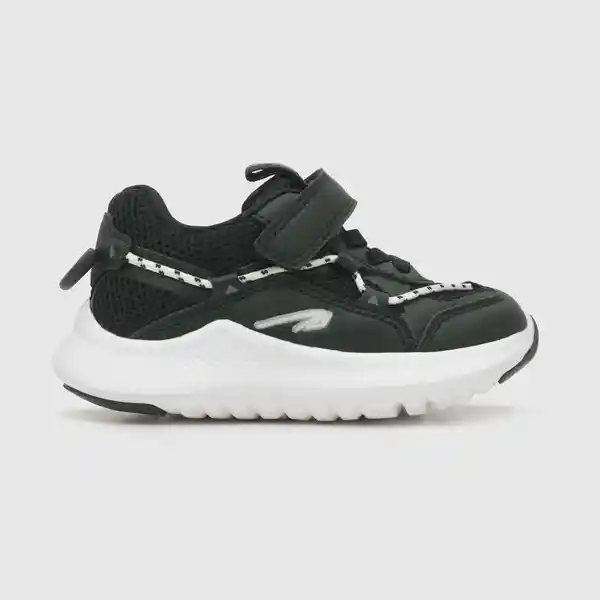 Zapatillas Deportiva Reciclada de Niño Negro Talla 21 Colloky